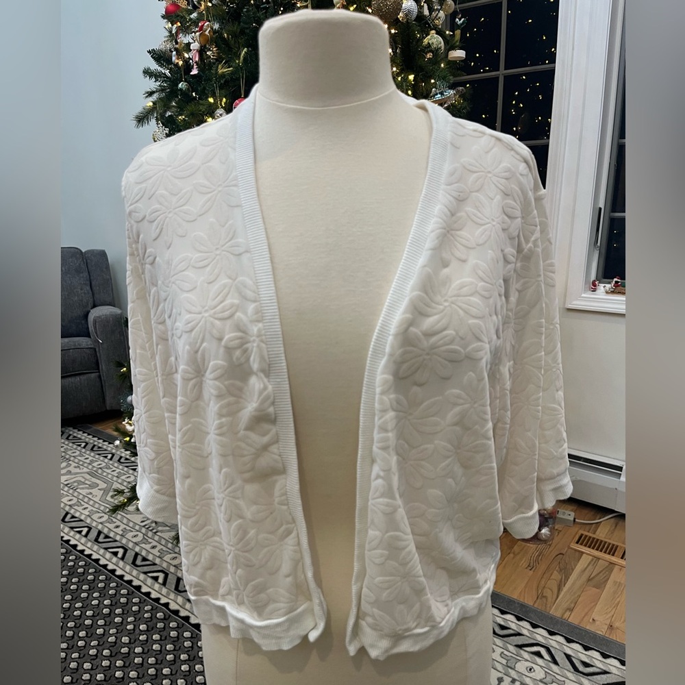 Torrid sheer flower cardigan sweater size‎ 4X
